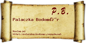 Palaczka Bodomér névjegykártya